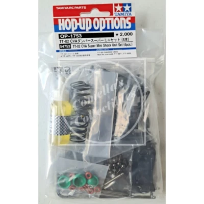Juego de unidades de choque Tamiya Hop-Up TT-02 CVA Super Mini (4 piezas) #54753 Foto 1 de 4