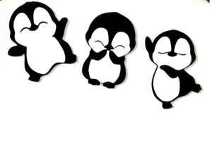 Penguins Cutesy North Pole Christmas Zoo Antarctica Metal Cutting Dies Thin - Picture 1 of 2
