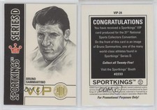 2010 Sportkings National Convention VIP Series D Bruno Sammartino #VIP-24 HOF