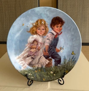 Vintage. MOTHER GOOSE "JACK & JILL" VON McCLELLAND SAMMELTELLER #2145L - Bild 1 von 3