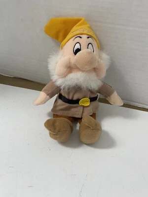 WDW Walt Disney World Vintage Snow White Sneezy Plush Bean Bag Toy Animal 9” - Image 1 of 4