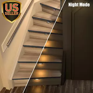 Motion-Triggered LED Stair Lighting Kit SSL-0516-B, Dimmable Delay Lights off... - Picture 1 of 12