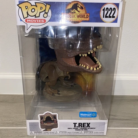 Funko Pop Jurassic World Exclusive Super Size jumbo T.Rex #1222 Movies NEW Cover