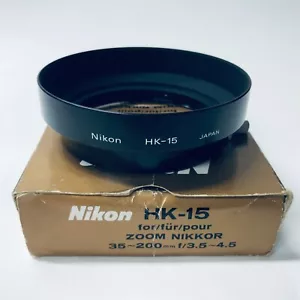 🍙Mint🍙Nikon Lens Hood HK-15 Slip-on for Zoom Nikkor 35~200mm f/3.5~4.5 from JP - Picture 1 of 15
