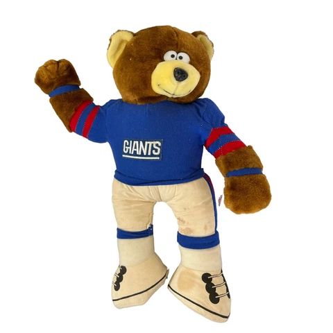Vintage New York Giants Teddy Bear Plush 17” 80s Cover