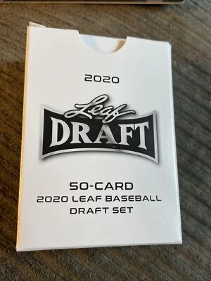 2020 Leaf Draft Baseball Set 50 cards. Jason Dominguez Yoelqui Cespedes Franco - Image 1 of 2