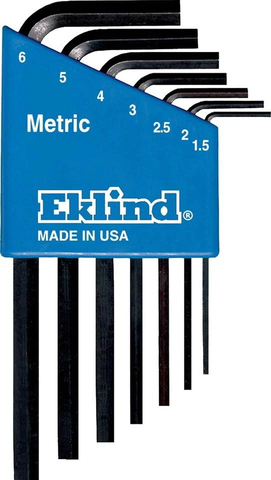 Eklind 10507 Metric Hex L-Key Set 7 Piece EKL10507 - Image 1 of 1