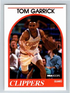 1989-90 Hoops Tom Garrick RC Los Angeles Clippers #91