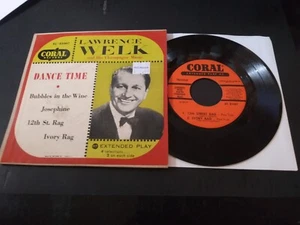 Lawrence Welk & His Champagne Music VG+ Original Coral EP 45 Record/Sleeve 1950s - Imagen 1 de 5