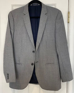 Men’s Thoery Grey Blazer- Checkered- Size 38
