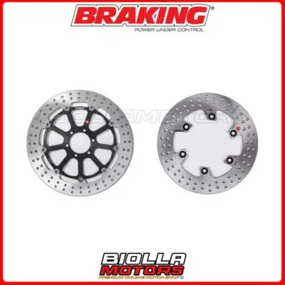 KIT DISCHI FRENO BRAKING DUCATI SPORT 750 2001 -  ANTERIORE + POSTERIORE [FLOTTA Foto 1 de 4