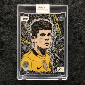 Topps Project 22 Christian Pulisic Chelsea FC by Ivan Beslic UEFA Soccer Cards - Picture 1 of 2