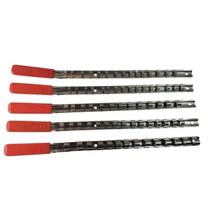Husky Socket Rack Organizers Set of 5. Drive Size: 1/4 (2) 3/8 (2) & 1/2 - Picture 1 of 8