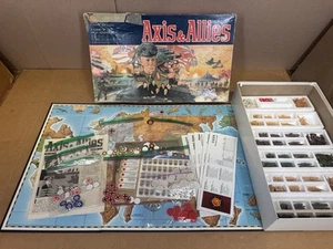 Vintage 1984 Milton Bradley Axis & Allies Spring 1942 Board Game Incomplete - Picture 1 of 10