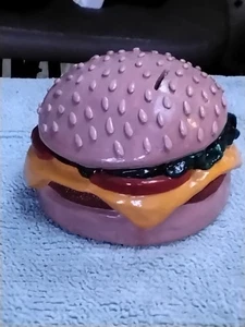 Vintage Cassic American Cheeseburger Ceramic Coin Bank. Never Used. - Picture 1 of 4