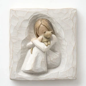 Willow Tree Figurine - Comfort Plaque 26512 By Susan Lordi - Picture 1 of 4