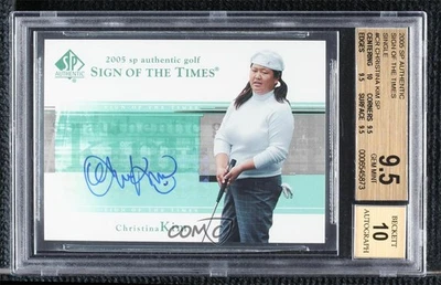2005 SP Authentic Sign of the Times Christina Kim #CR BGS 9.5 Rookie Auto RC - Image 1 of 3