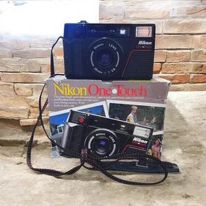 Nikon One Touch L35AF2 35mm Point and Shoot Film Camera For Parts Or Repair - Picture 1 of 11