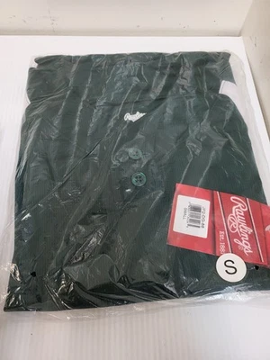 Camiseta Rawlings 2 botões verde/branco pequena JP2-DG-88 - Imagem 1 de 2