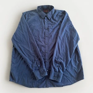Camisa UNTUCKit Para Hombres 3XL Alta Azul Marino Durif WF Sin Arrugas Abotonada Carrera - Imagen 1 de 4