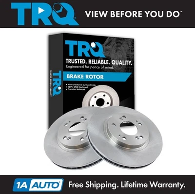 Juego de rotores de freno delanteros TRQ para Mitsubishi Endeavor 2004-2011 Foto 1 de 4