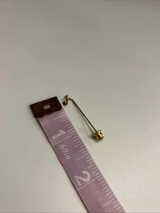 Vintage Gold Toned initial stickpin letter J - Picture 1 of 3