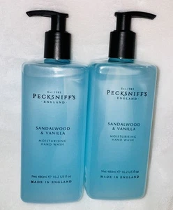 (2-Pk) PECKSNIFF'S ENGLAND SANDALWOOD & VANILLA Fragrance HAND WASH 16.2 FL OZ - Picture 1 of 2