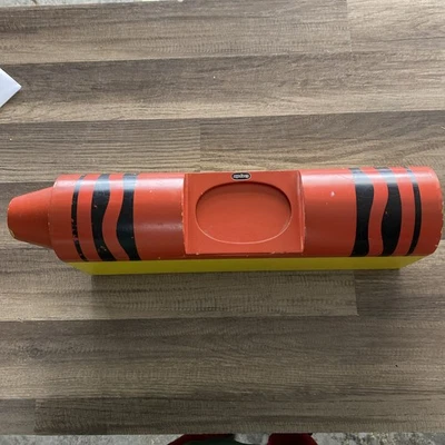 Estante de fotos vintage Crayola crayón azul y rojo para fotos de 3,5" X 5" /1 Foto 1 de 4