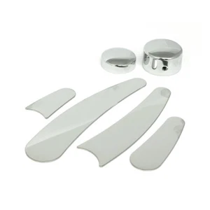 Chrome Rear Frame Inserts - Harley Davidson SOFTAIL MODELS 00-07 - Picture 1 of 12