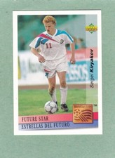 SERGI KIRYAKOV RUSSIA UPPER DECK USA 94 WORLD CUP FUTURE STAR CARD FS13