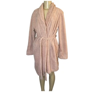 Acogedora bata Daydream by Berkshire Home rosa de felpa para mujer talla S/M - Imagen 1 de 5