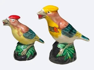 Ceramic Colorful Birds Salt and Pepper Shakers - Picture 1 of 11