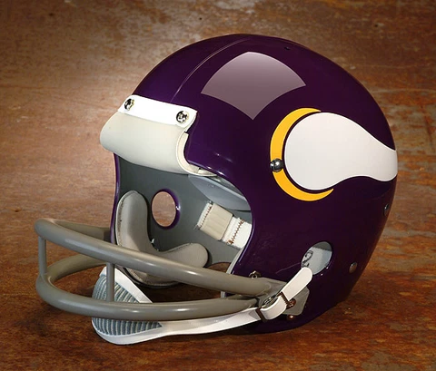 Minnesota Vikings style NFL Vintage Football Helmet - FRAN TARKENTON 1974-1978 Cover