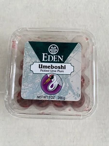 Eden Umeboshi PICKLED UME PLUM 7 Ounces Bulk Japanese Cuisine - Picture 1 of 3