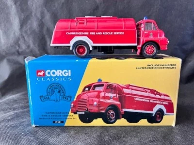 Corgi 19201 Bedford S Emergency Tender Set Cambridgeshire Fire & Rescue Boxed - Image 1 of 4