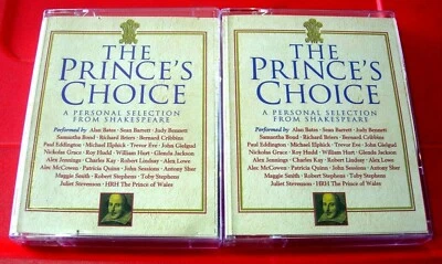 William Shakespeare The Prince's Choice 4-Tape Audio Prince Charles/John Gielgud - Image 1 of 2