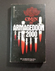 OMEN IV Armageddon 2000 by Gordon McGill (1982) 1st Edition Box Shipped. - Imagen 1 de 4