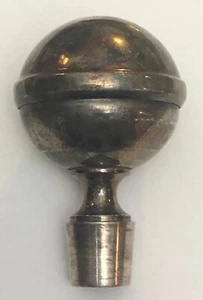 Rare Vintage William Adams Italian Silver Plate Stopper Italy  - Picture 1 of 3