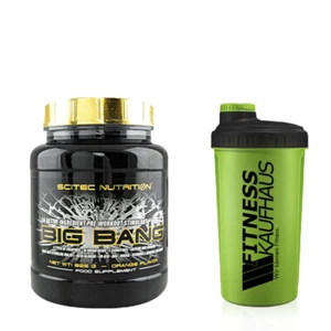 (38,67 EUR/kg) Scitec Nutrition Big Bang 3.0 825g Mango + Fitnesskaufhaus Shaker