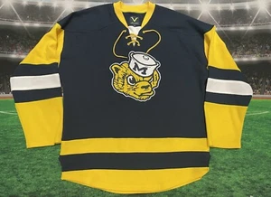 Maglia Hockey Michigan University Wolverines Valiant Taglia Large Usata - Foto 1 di 11