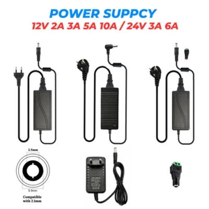Fuente de alimentación Driver 12V 24V 2A-10A transformador adaptador de corriente fuente de alimentación de enchufe para LED Stripe - Imagen 1 de 18