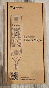 Nuance PowerMic 4 Medical Dictation, Voice & Speech Recognition Handset 9ft Cord