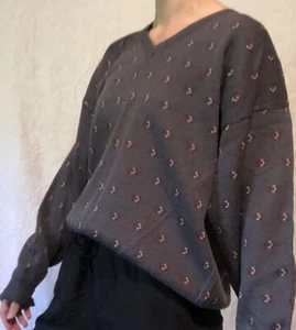 Vintage 100% Wolle Givenchy Monsieur Made in Italy V-Ausschnitt Pullover Pulli Herren Gr. L - Bild 1 von 9