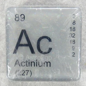ELEMENTO TAVOLO PERIODICO "AC" ACTINIUM NOVITÀ SAPONE BAGNO MANI-4 oz SOLO BOLLICINE NUOVO - Foto 1 di 6