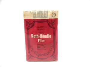 Vintage Zigarettenschachtel (Attrappe) für "Roth Händle Filter-Zigaretten - Bild 1 von 4