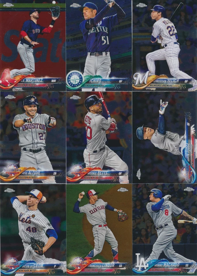 2018 Topps Chrome Update Baseball Pick From List - Image 1 of 1