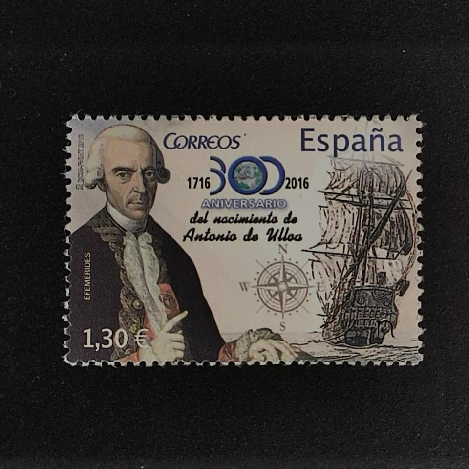 ESPAÑA (2016) SPAIN NUEVO MNH SPANIEN ESPAGNE - EDIFIL 5082 ANTONIO DE ULLOA - Imagen 1 de 1