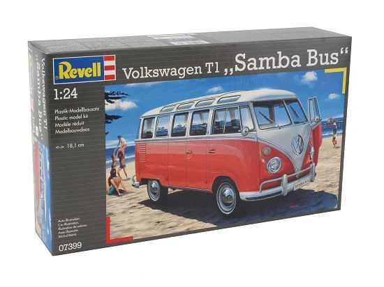 Revell 07399 - 1/24 Volkswagen T1 - Samba Bus - Nuovo - Immagine 1 di 1