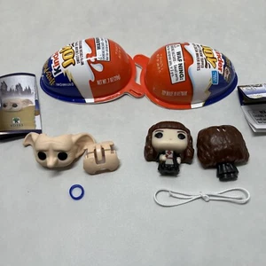 New 2023 Kinder Joy Funko Harry Potter Dobby Pencil Topper And Hermione Set Of 2 - Picture 1 of 5