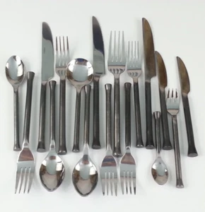 Juego de cubiertos Oneida 17 piezas tenedores de acero inoxidable cucharas cuchillos - Imagen 1 de 4